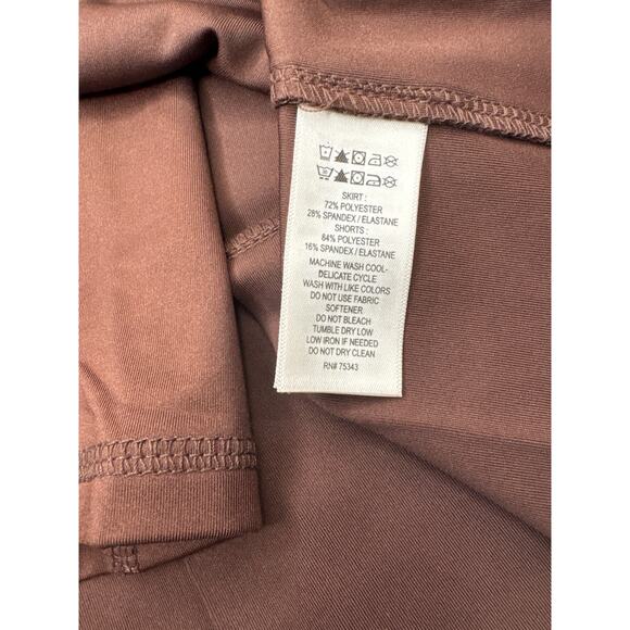 Sigrid Olsen Golf & Tennis Brown Pleated Skort UPF 50 Small Stretch Activewear - Picture 6 of 9